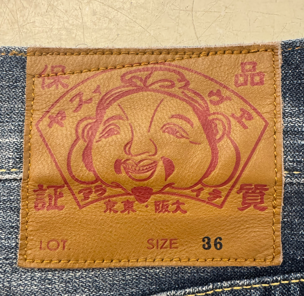 Evisu Daicock Logo Denim Short (36)