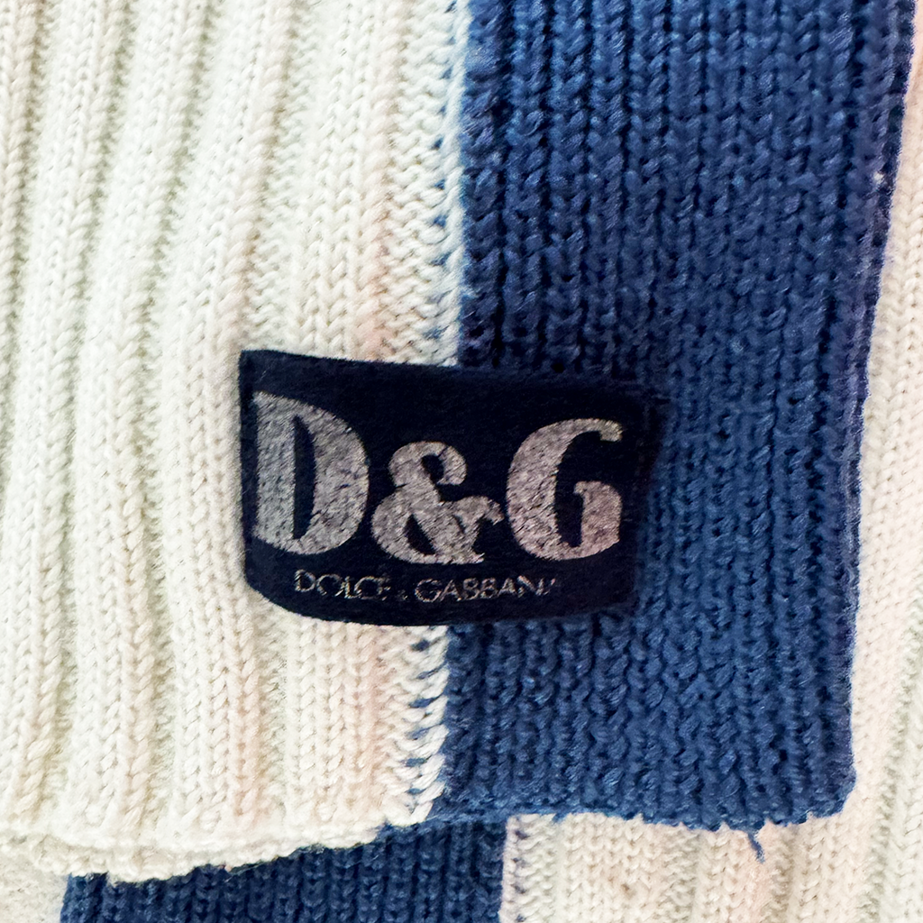 D&G Lined Wool Beige Sweater (L)