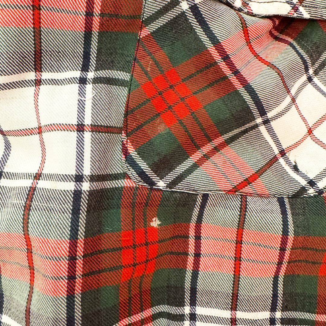 Dickies Check Plaid Quilted Jacket (XL)