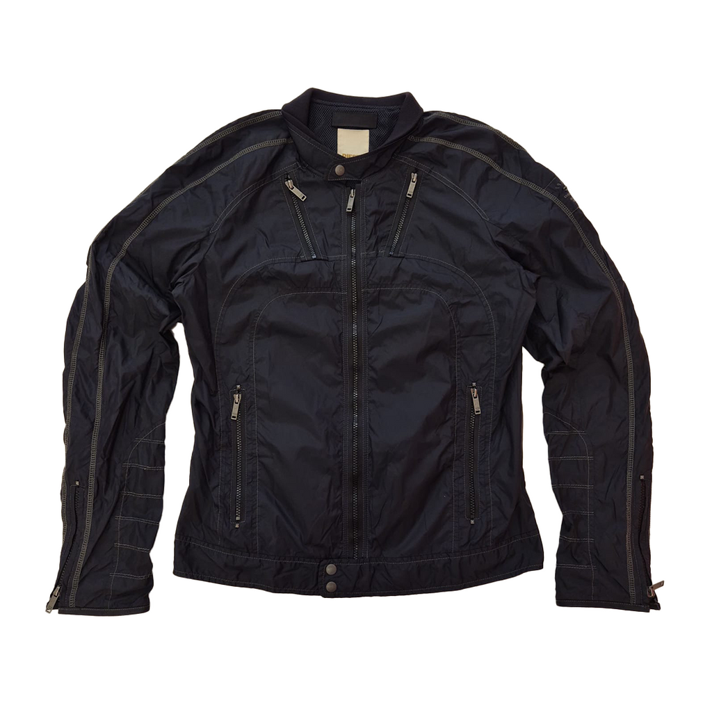 Diesel Black Nylon Jacket L