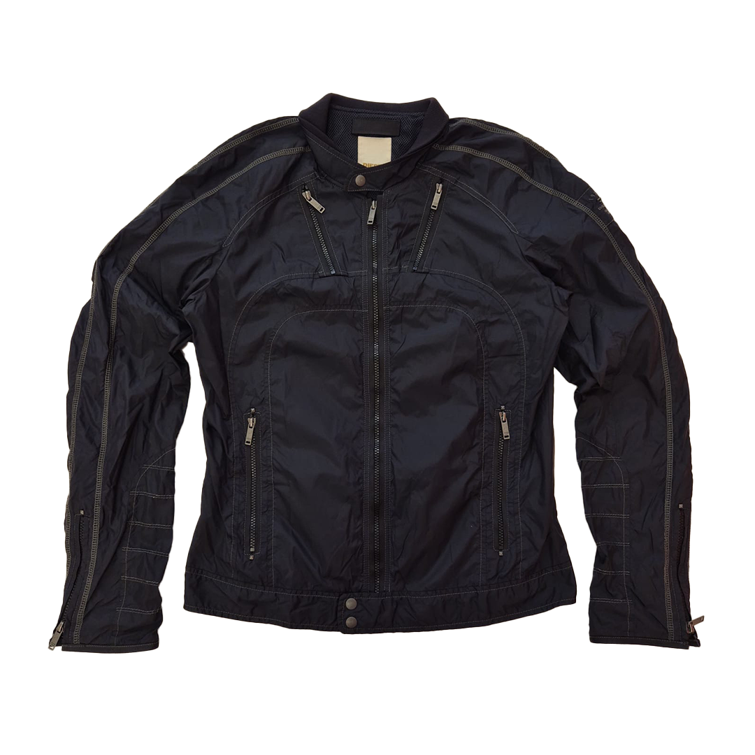 Diesel Black Nylon Jacket L