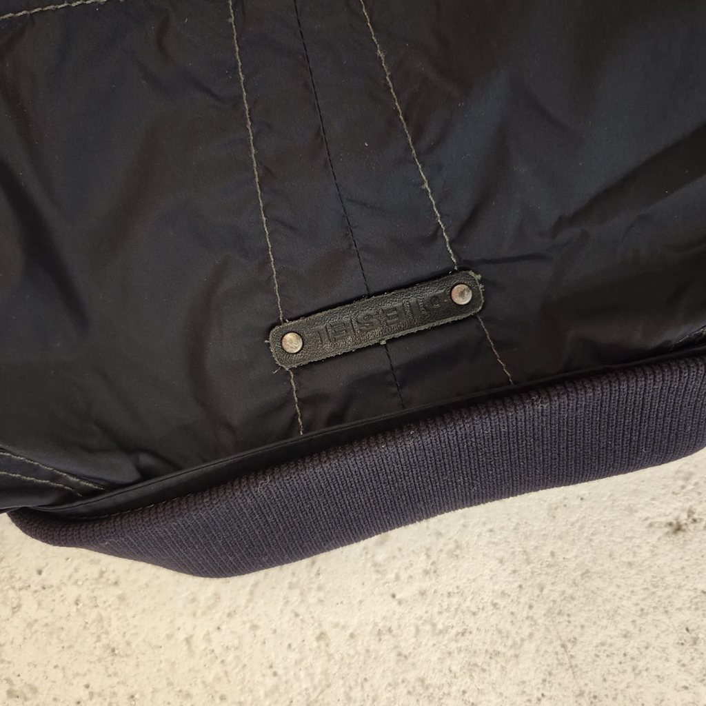 Diesel Black Nylon Jacket L