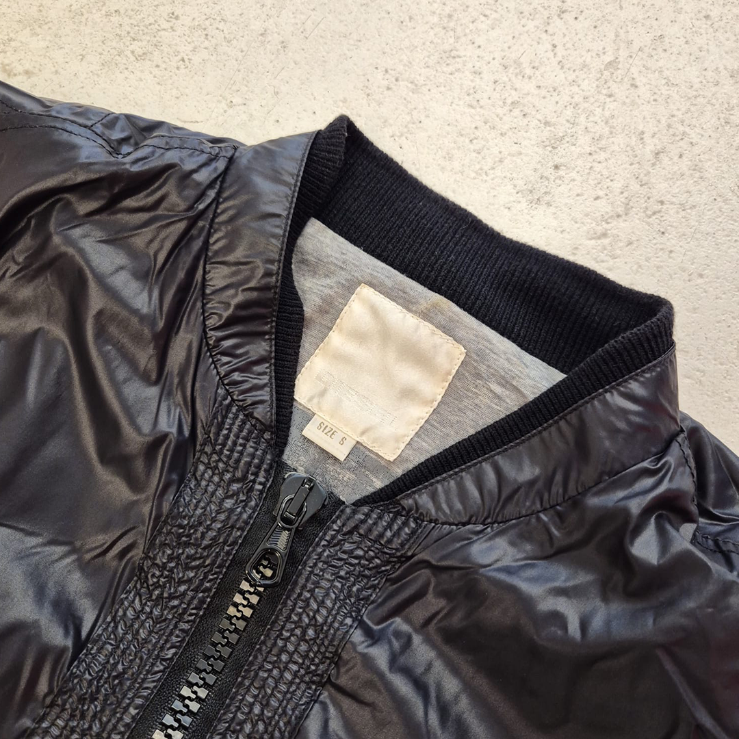 Diesel Black Nylon Blouson S