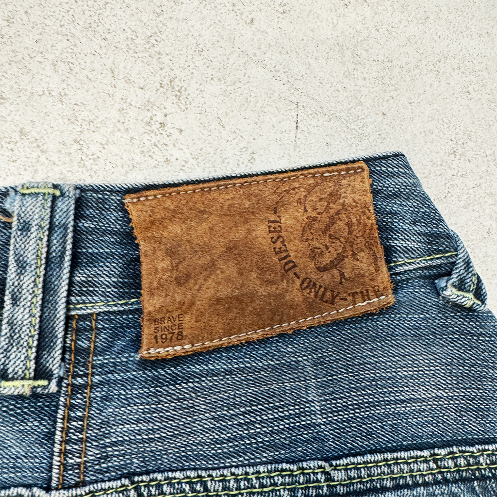 Diesel Orange Stitched Pants (30)