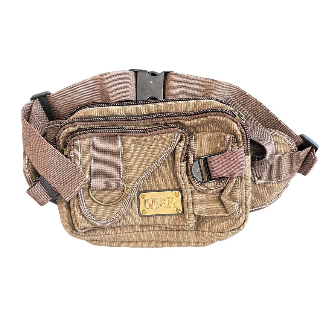 Diesel Brown Body Bag