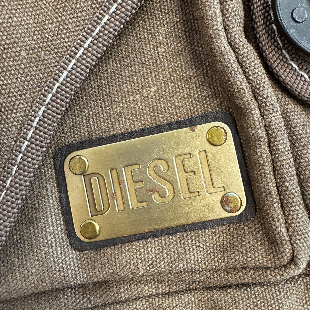 Diesel Brown Body Bag