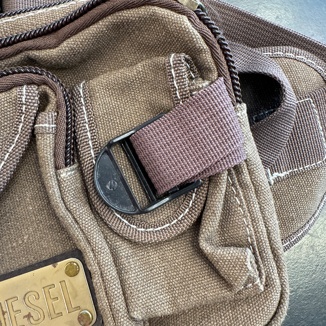 Diesel Brown Body Bag