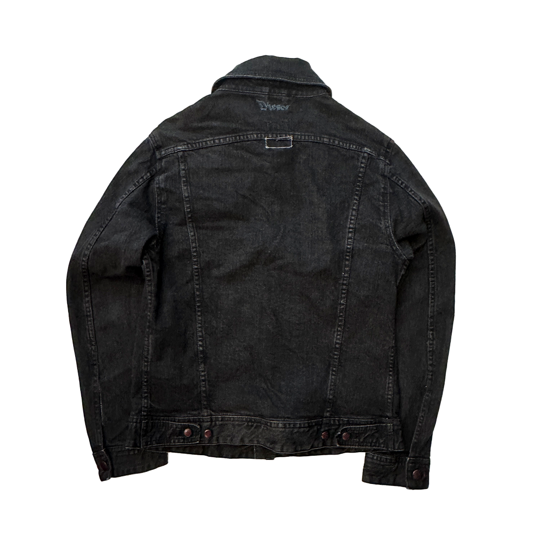 Diesel Stud Black Denim Jacket (M)