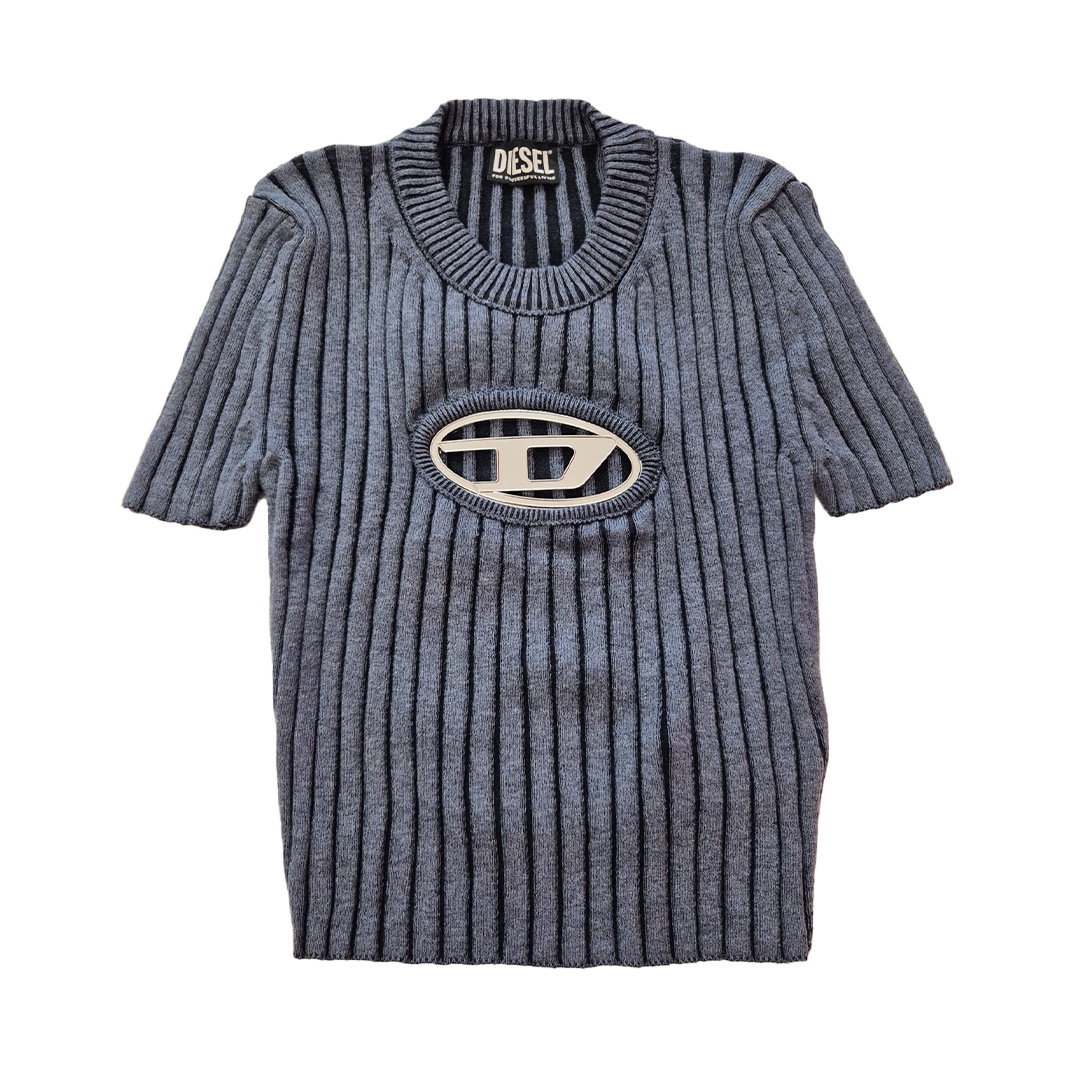 Diesel M-Anaheim Knitwear Eclipse Blue Top (S)