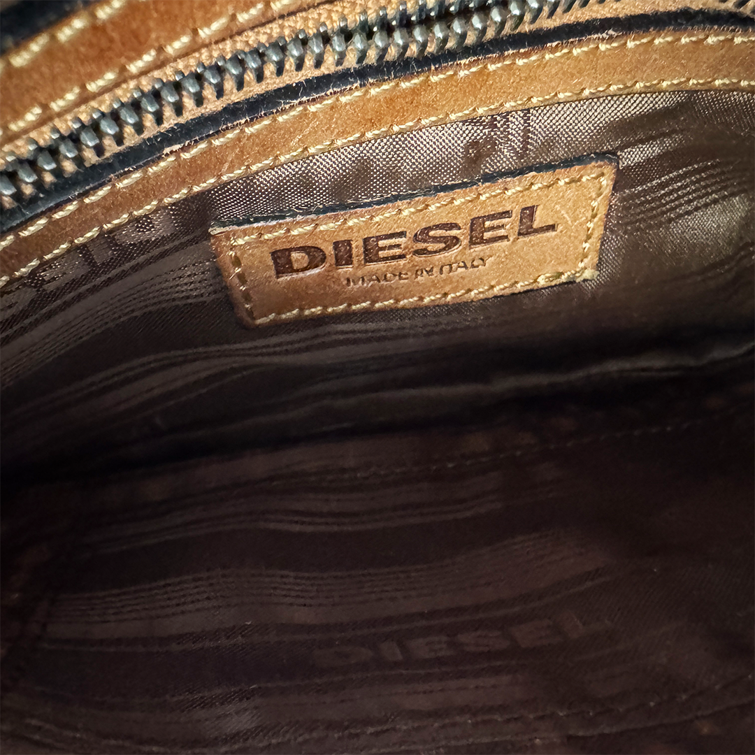 Diesel Metal Eyelet Brown Sandbag