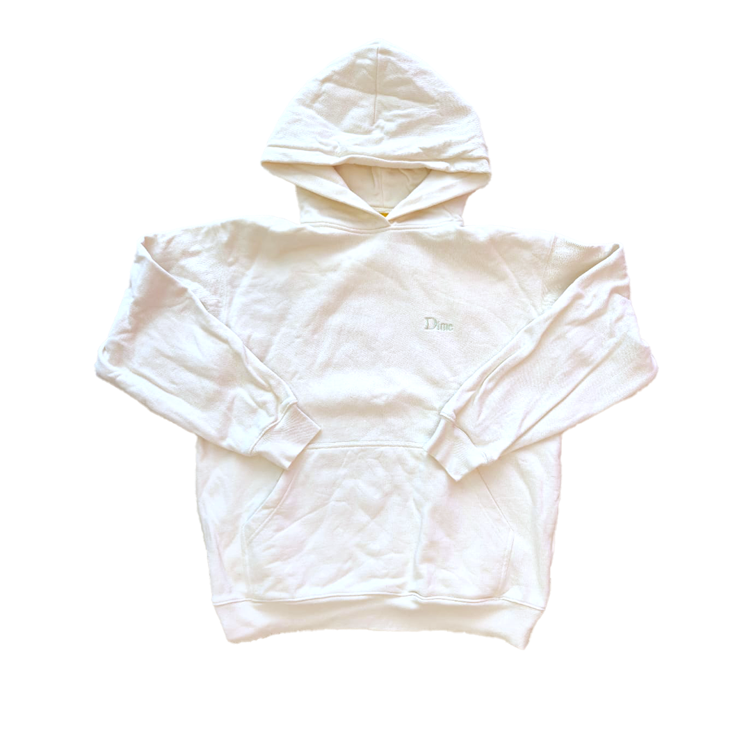 Dime White Logo Hoodie (S)