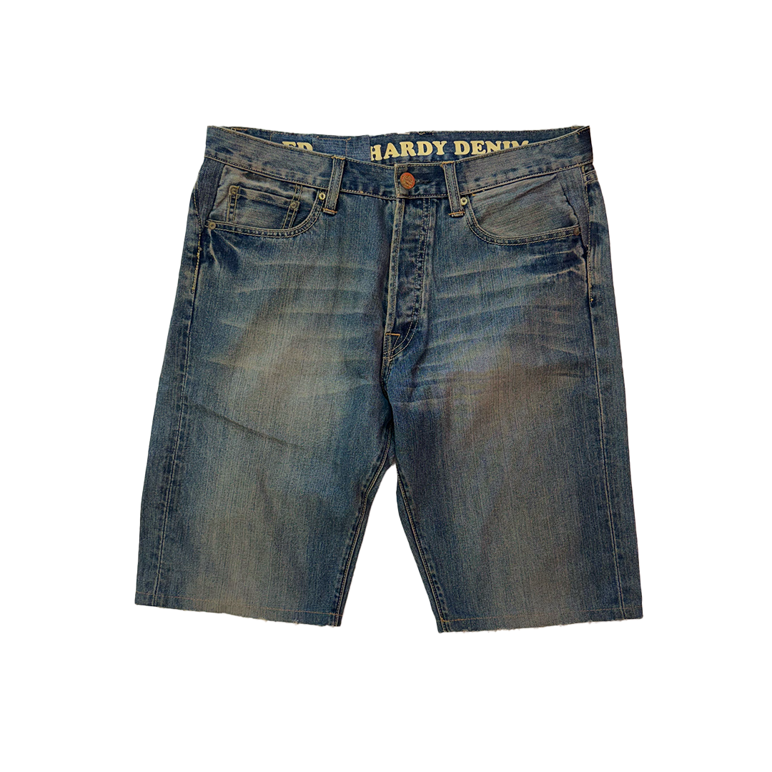 Ed Hardy Indian Embroidery Denim Short (32)