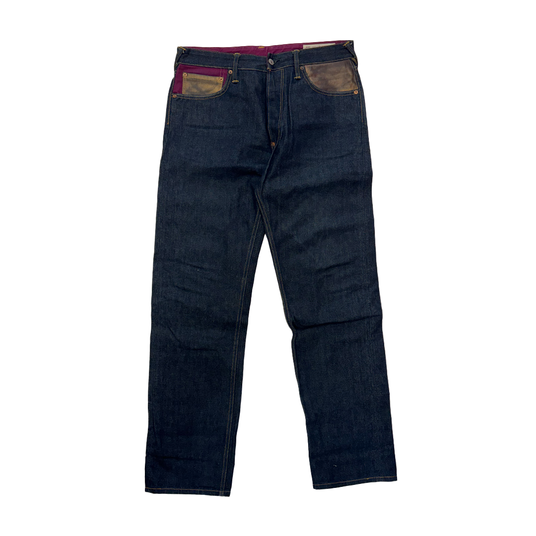 Evisu Daicock Brown Denim Pants (33x34)