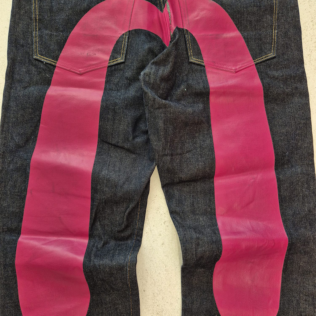 Evisu Purple Daicock Denim Pants (32x34)
