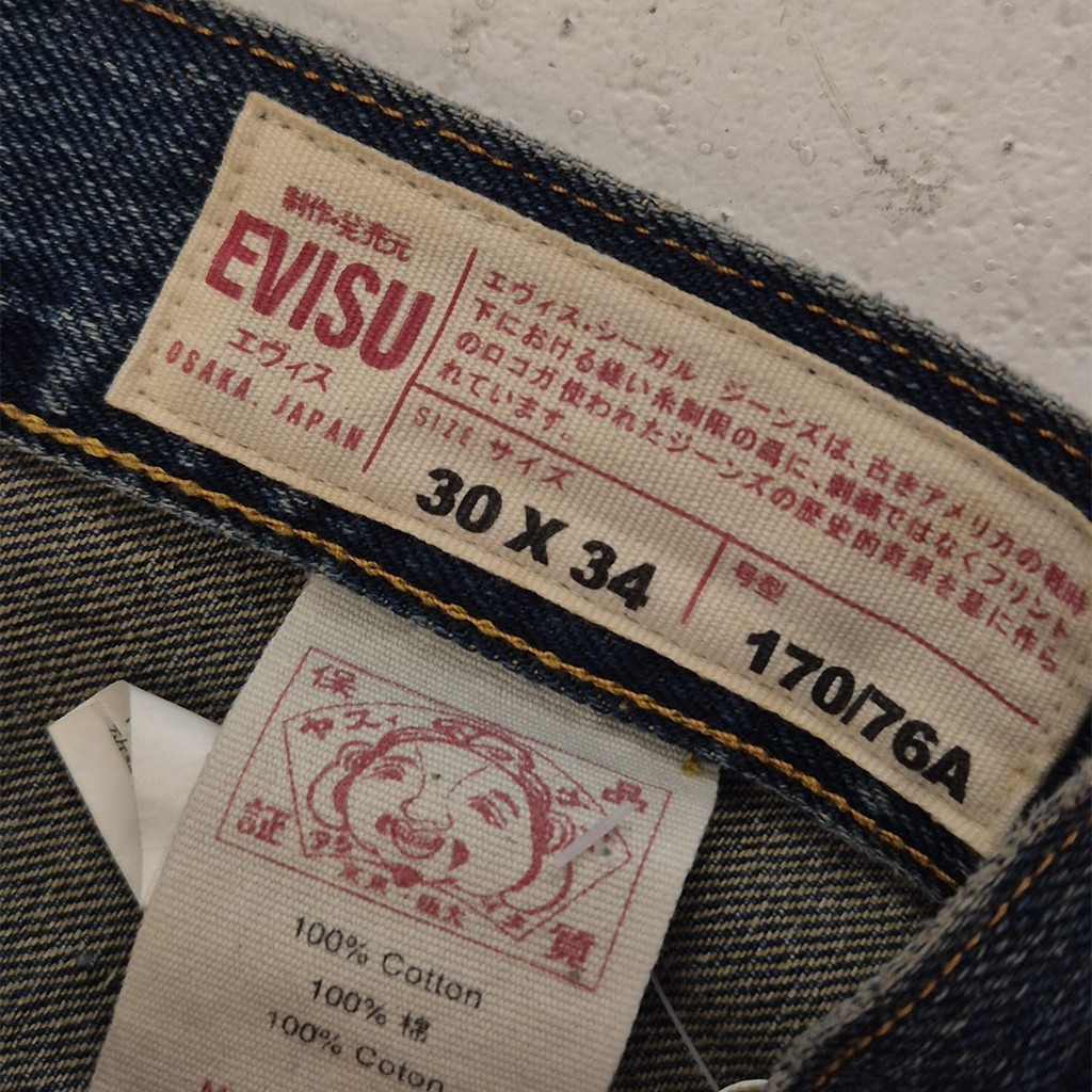 Evisu Blue Seagull Pants (30x34)