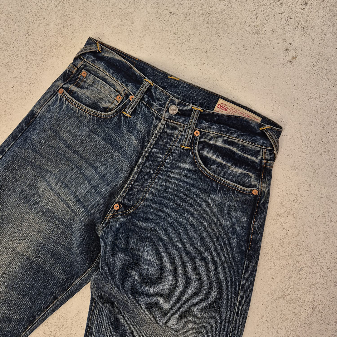 Evisu Blue Seagull Pants (30x34)