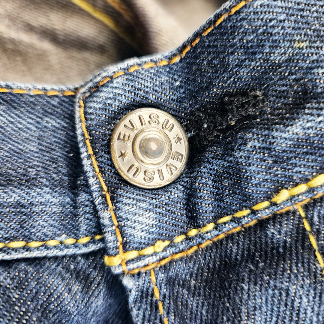 Evisu Red Daicock Capri Pants (40)