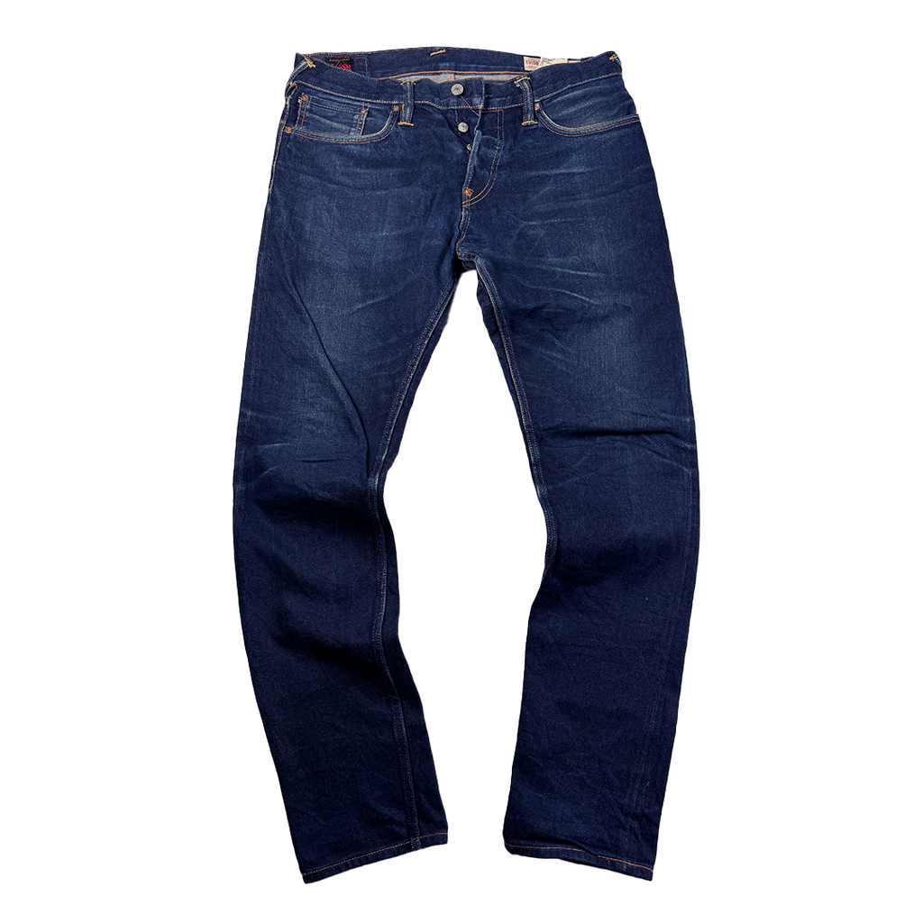 Evisu Beige Daicock Straight Denim Pants (32x34)