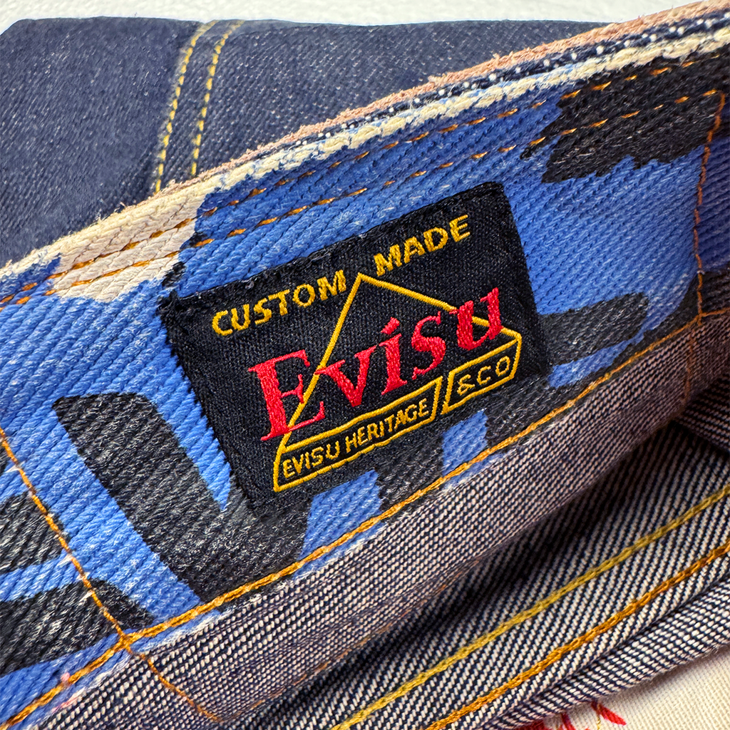 Evisu Paint Splatter Daicock Denim Pants (28x34)