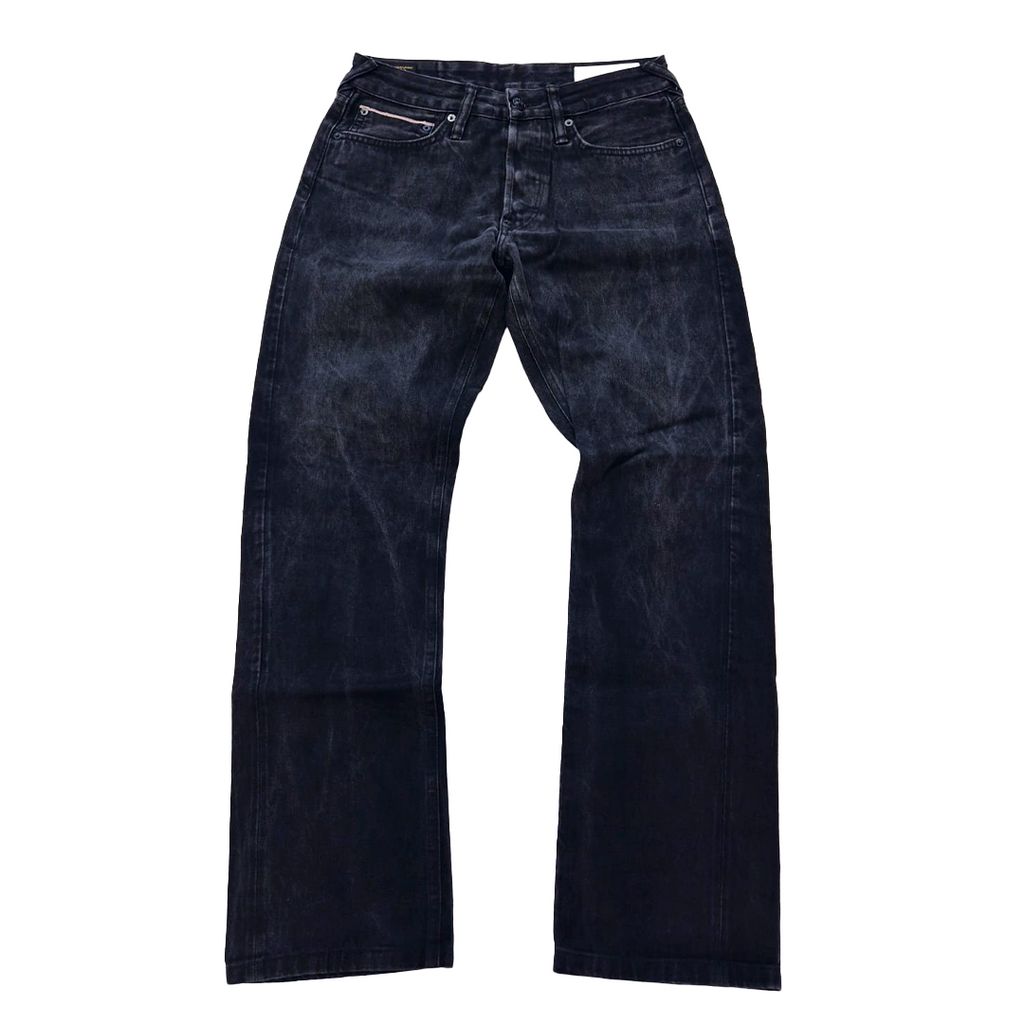 Evisu Daicock Embroidery Flower Black Denim Pants (30x34)