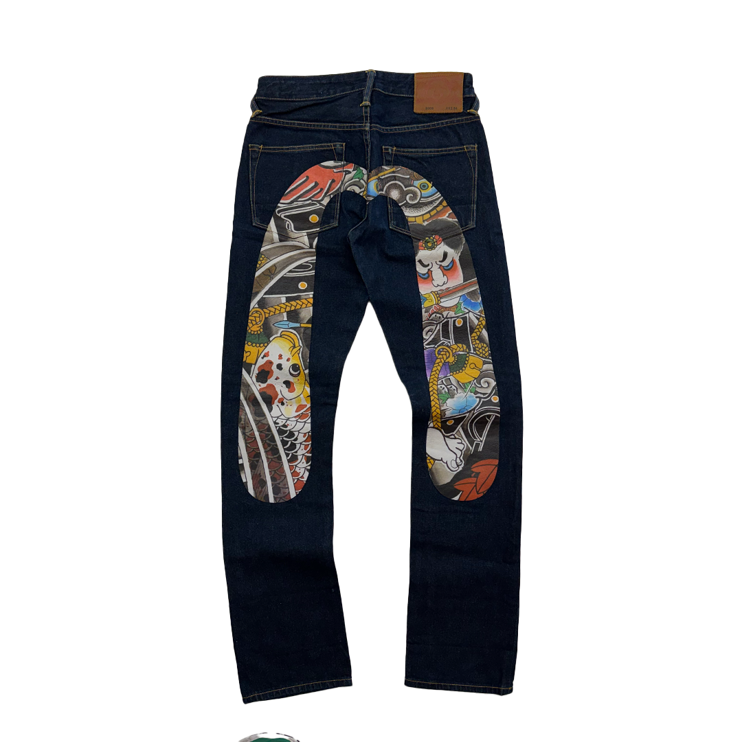 Evisu Estampe Daicock Jeans (29x34)