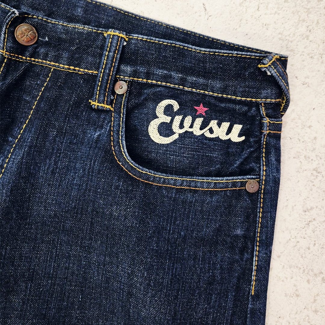 Evisu Seagull Godhead Denim Pants (34)