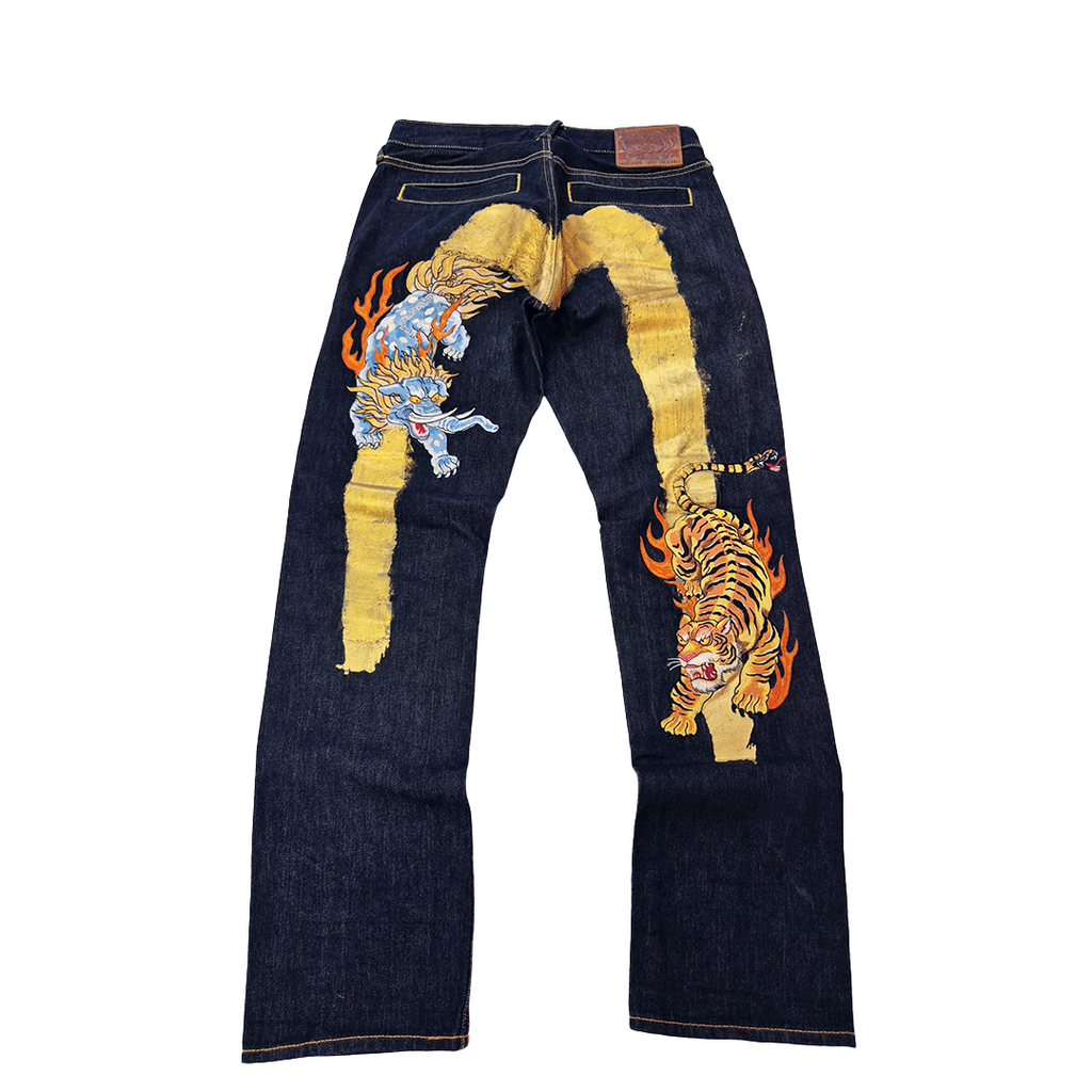Evisu Golden Painting Daicock Pants (30x34)