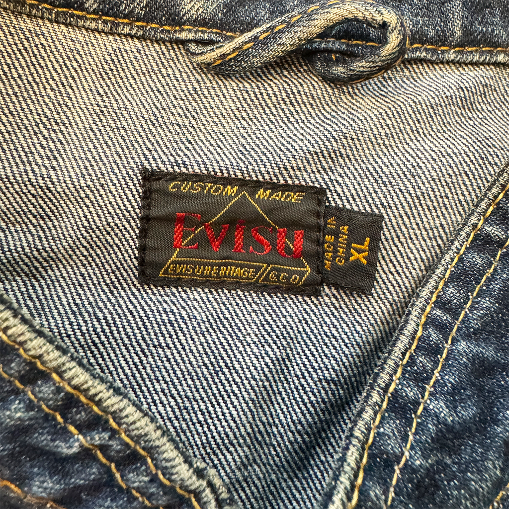 Evisu Denim Chinese Denim Jacket (XL)