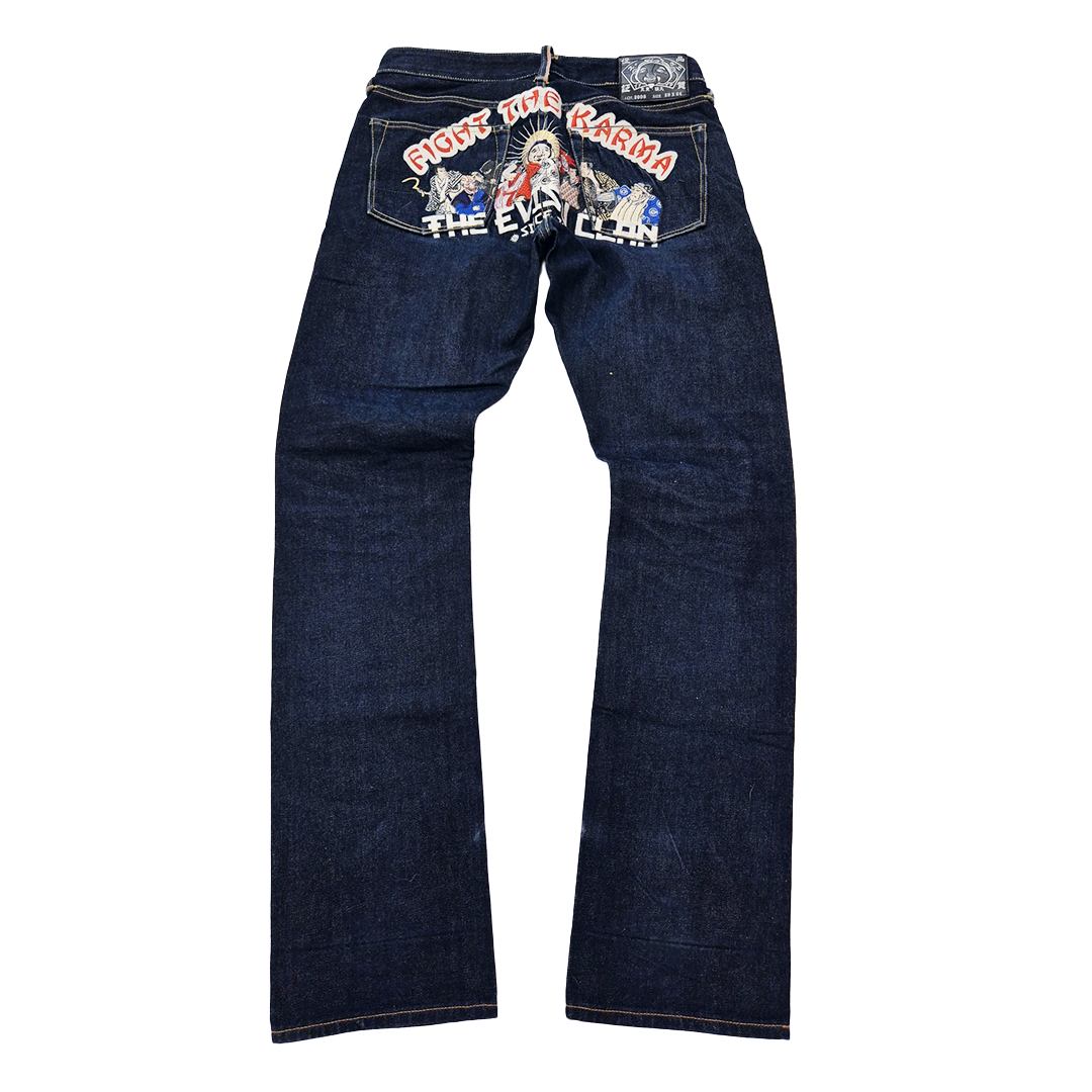 Evisu Fight The Karma Denim Pants (29x34)