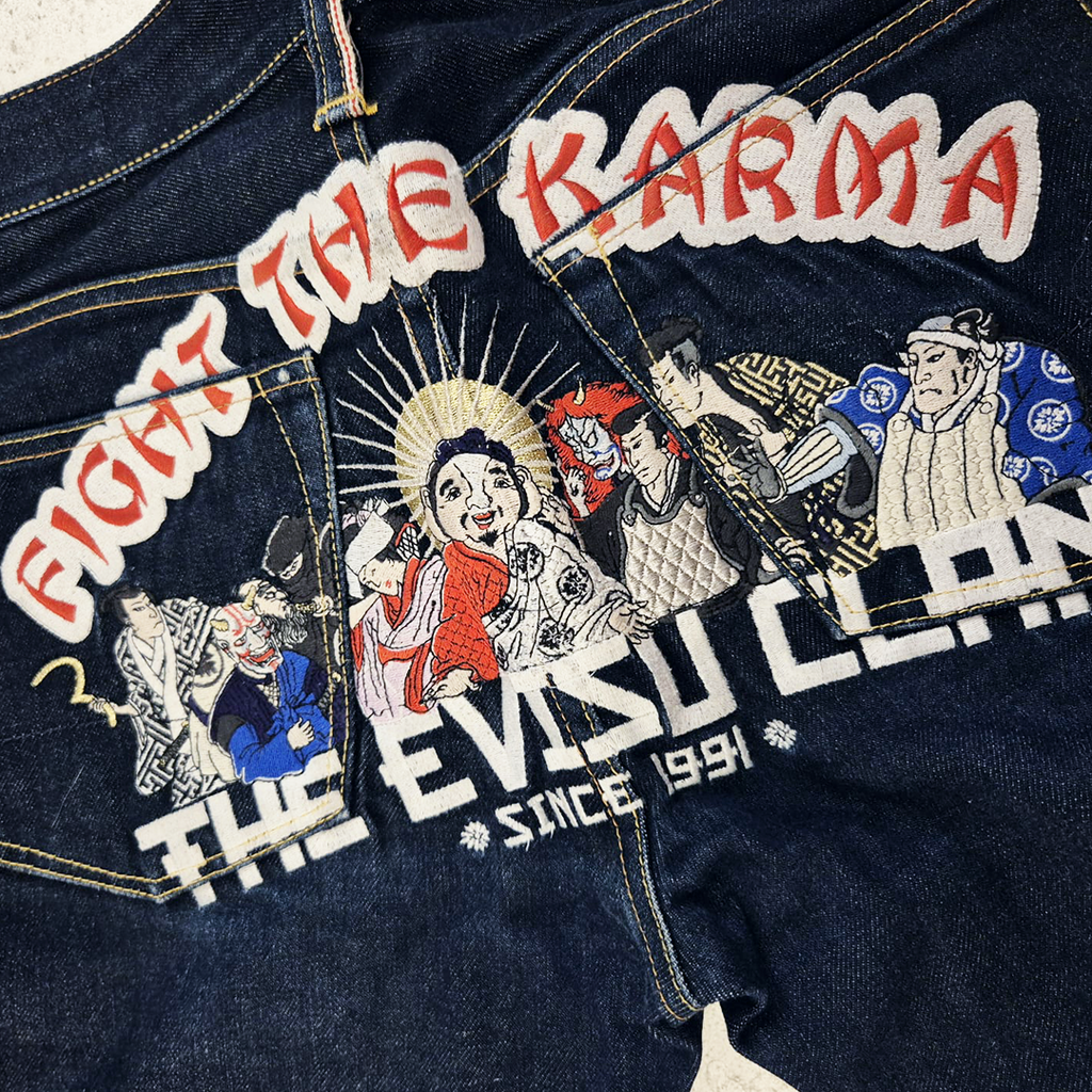 Evisu Fight The Karma Denim Pants (29x34)