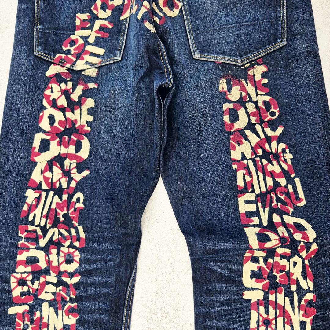 Evisu Daicock Letters Denim Pants (32x34)