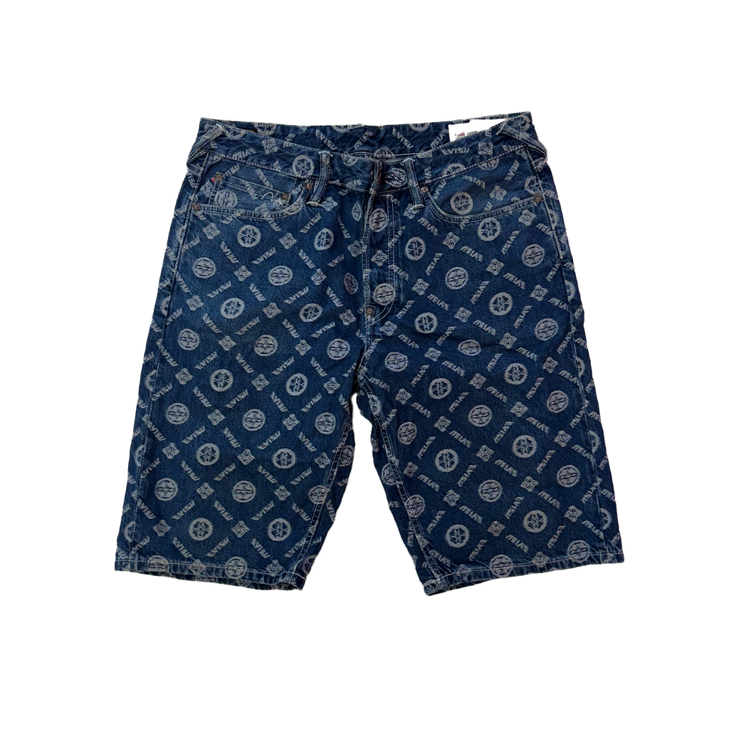Evisu Monogram Denim Seagull Short (34)