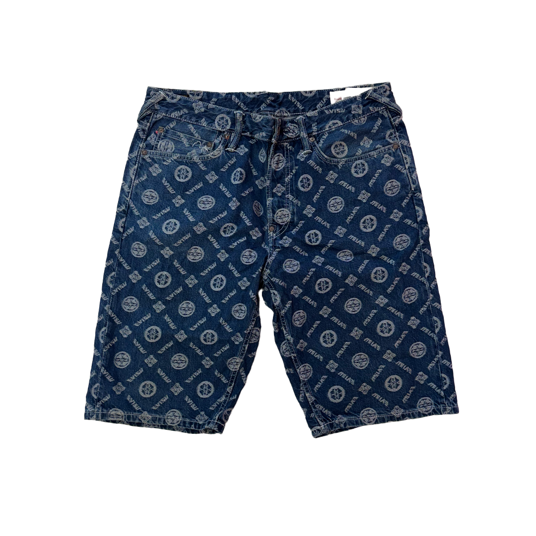 Evisu Monogram Denim Seagull Short (34)