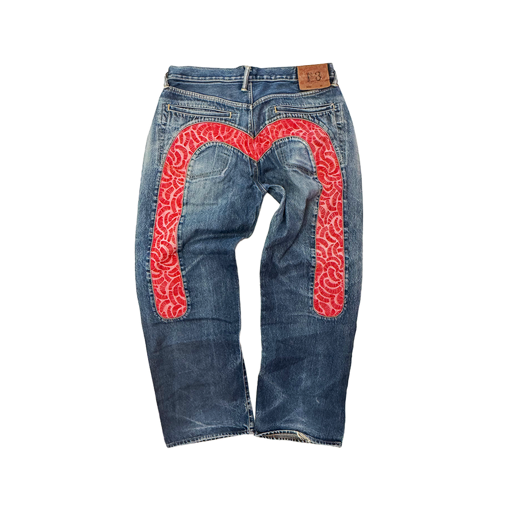 Evisu Pink Daicock Pants (34)