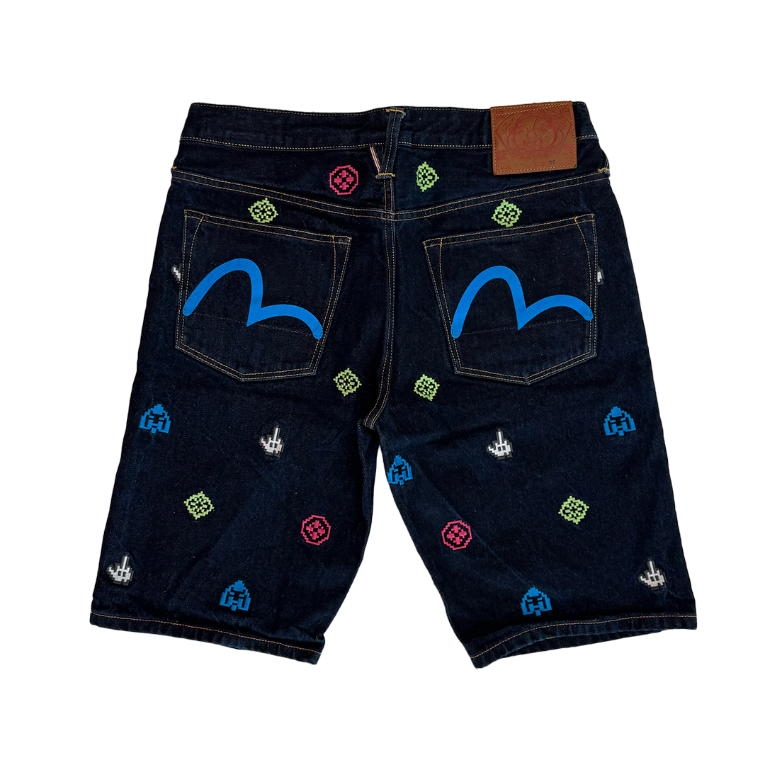 Evisu Pixel Embroidery Short (32)