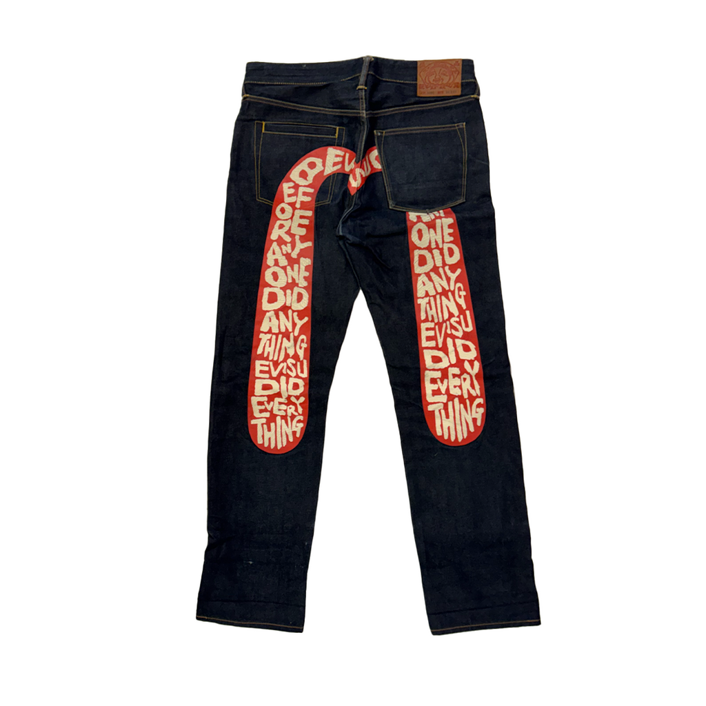 Evisu Daicock Red Baggy Pants (32x34)