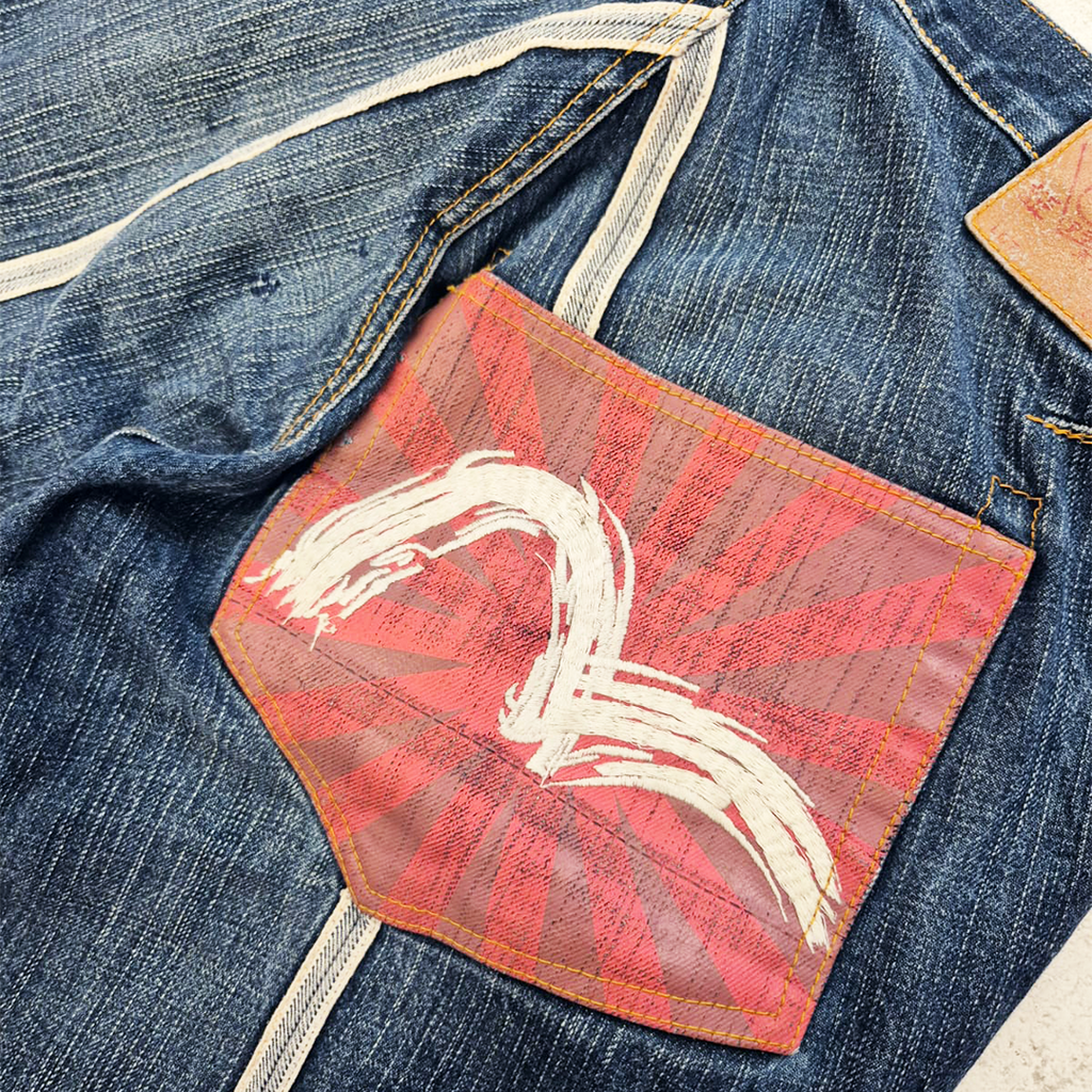 Evisu Seagull External Selvedge Denim Pants (32)