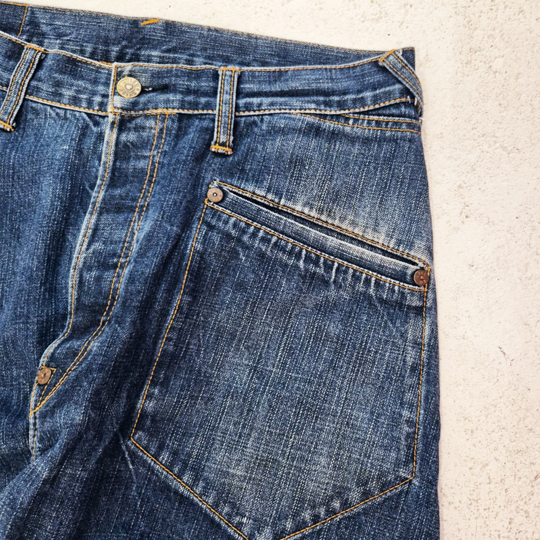 Evisu Seagull External Selvedge Denim Pants (32)