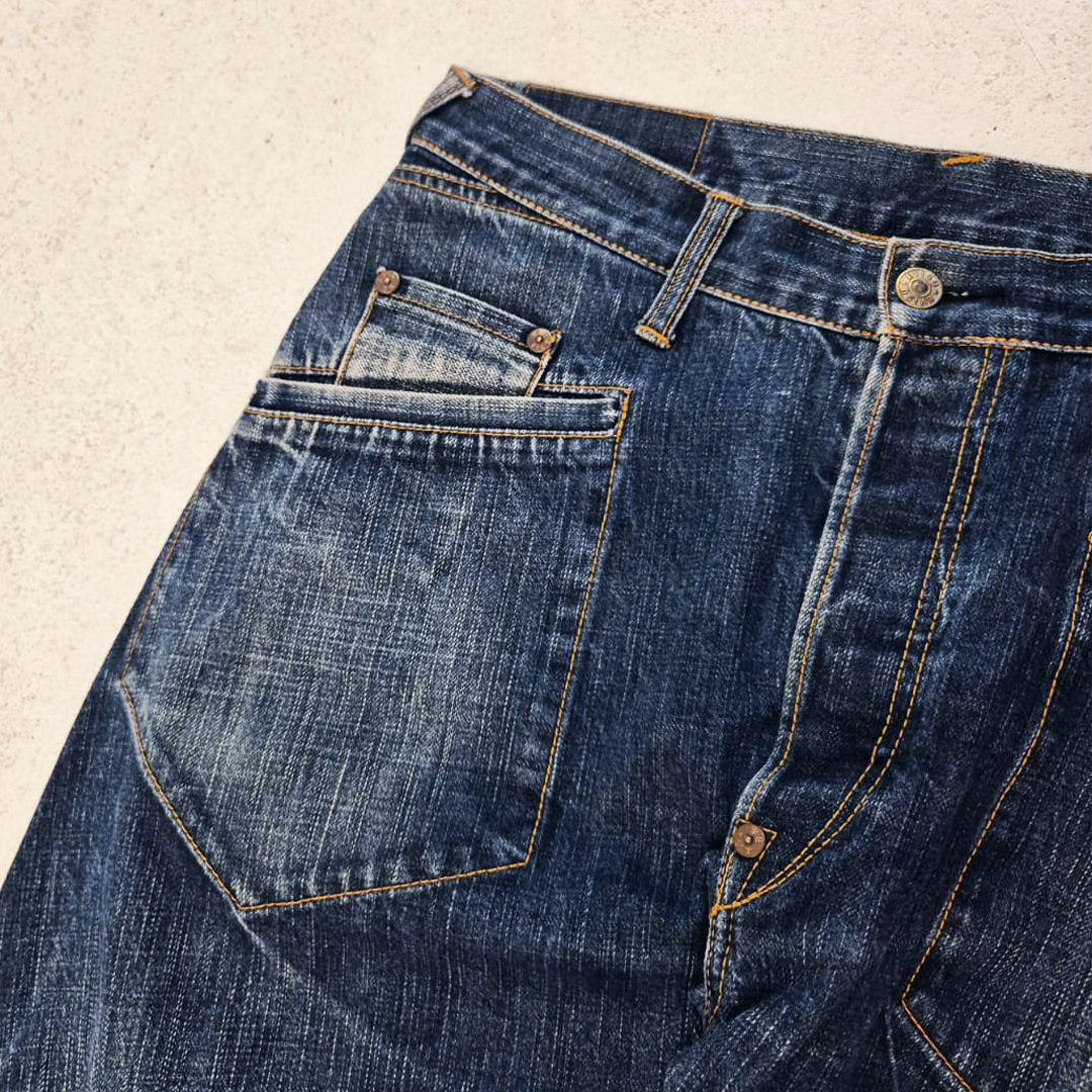 Evisu Seagull External Selvedge Denim Pants (32)