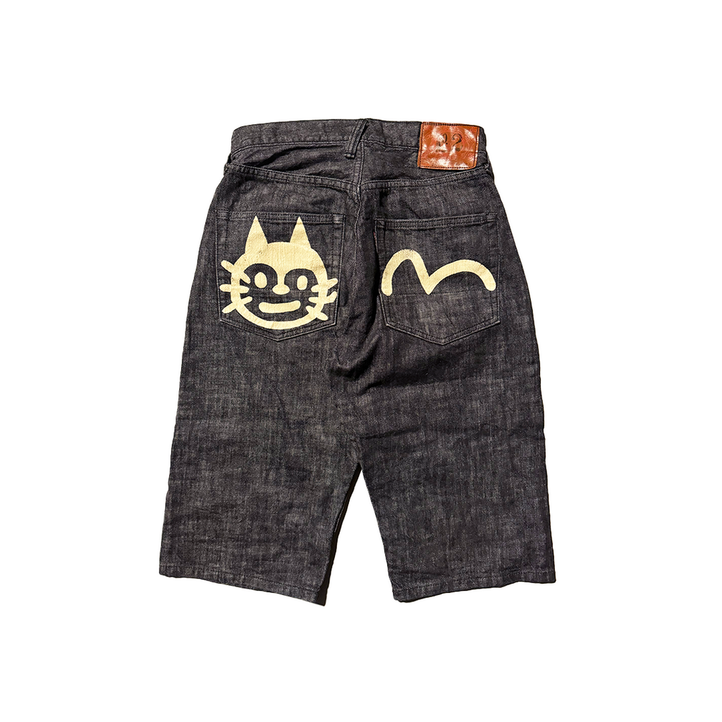 Evisu Cat Face Dark Blue Short (31x35)