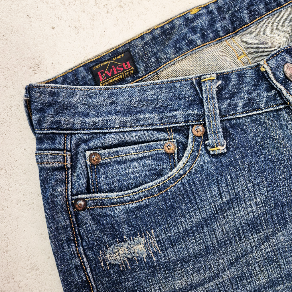 Evisu Polkadot 10oz Daicock Denim (26)