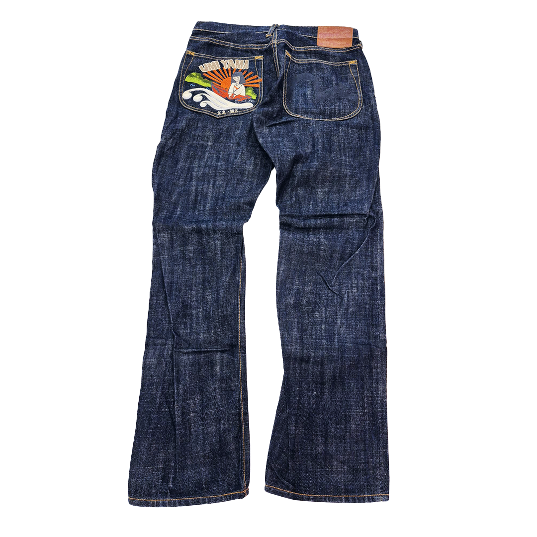 Evisu Umi Yami Denim Pants (32)