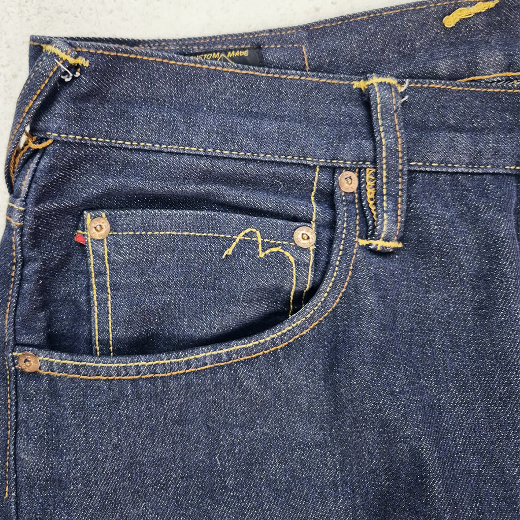 Evisu White Daicock Denim Pants (34x34)