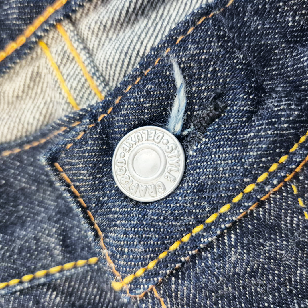 Evisu White Daicock Denim Pants (36x36)