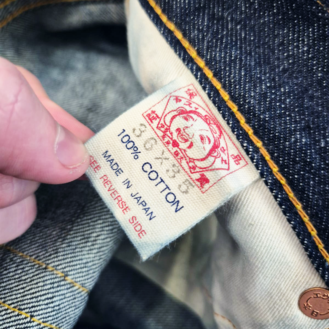 Evisu White Daicock Denim Pants (36x36)