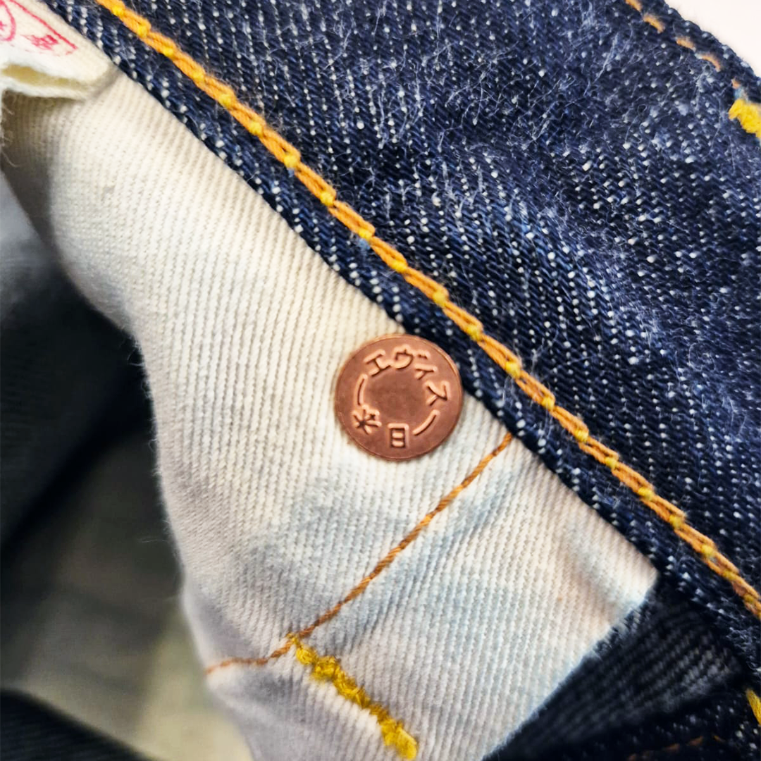 Evisu White Daicock Denim Pants (36x36)