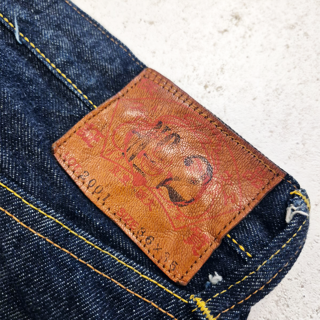 Evisu White Daicock Denim Pants (36x36)