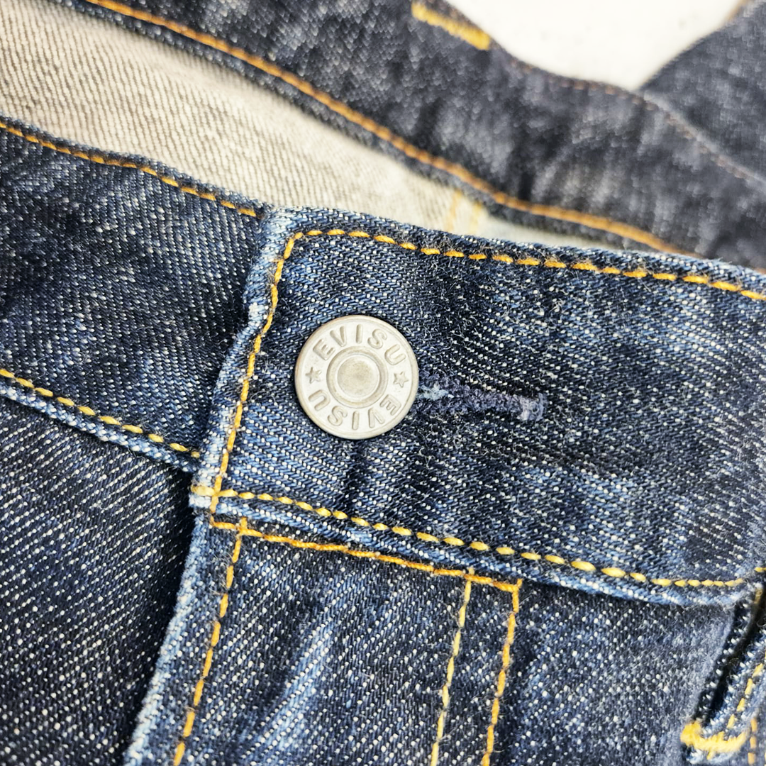 Evisu Yellow Daicock Everybody Talkin About Denim Pants (40)
