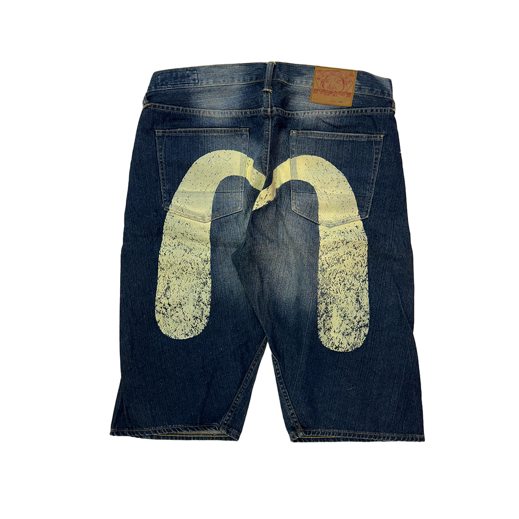 Evisu Daicock Logo Denim Short (36)