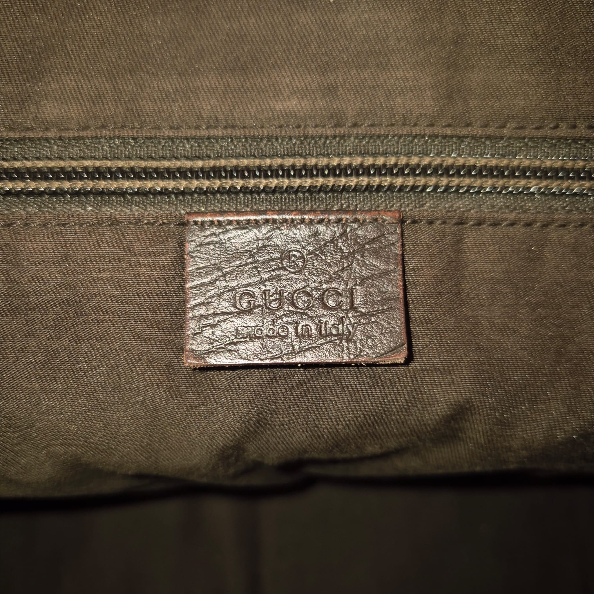 Gucci PVC Brown Crossbody Bag